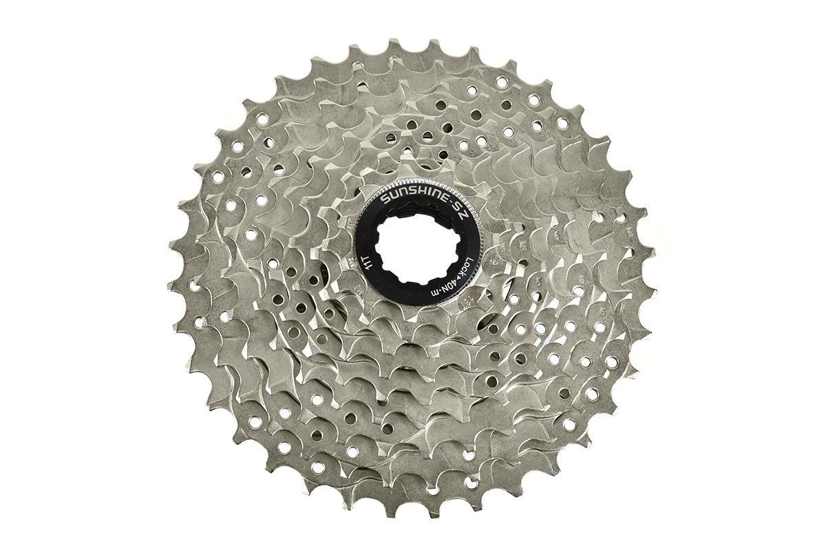 Кассета SUNSHINE CS-HR9-42, 9 передач, 11-42Т, серебристый