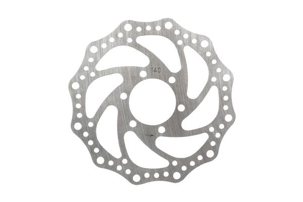 Ротор Juchuang 140 mm,крепление IS6,фигурный,серебристый