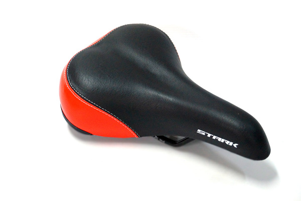 Седло 6015 MTB 265*170mm, пластиковый бампер,черно\красное Седло 6015 MTB 265*170mm, пластиковый бампер,черно\красное